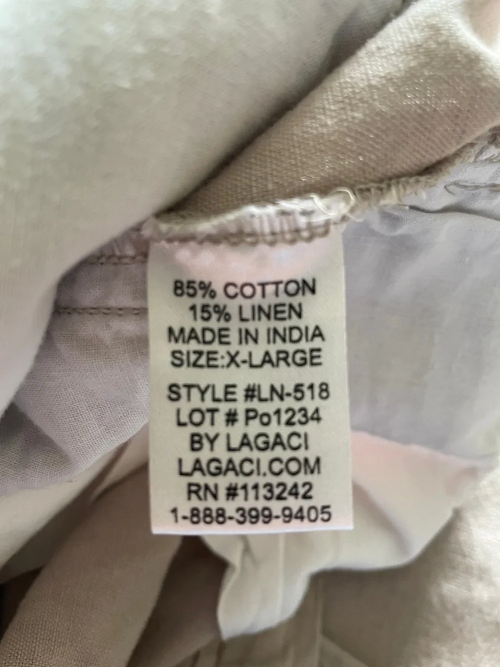 SURFMENTALITY Men’s Khaki Linen Drawstring Coastal Pants XL (Read Description)